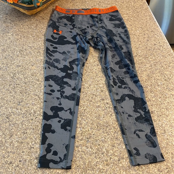 Under Armour HeatGear Compression Tights Pants Leggings Medium - Picture 8 of 15